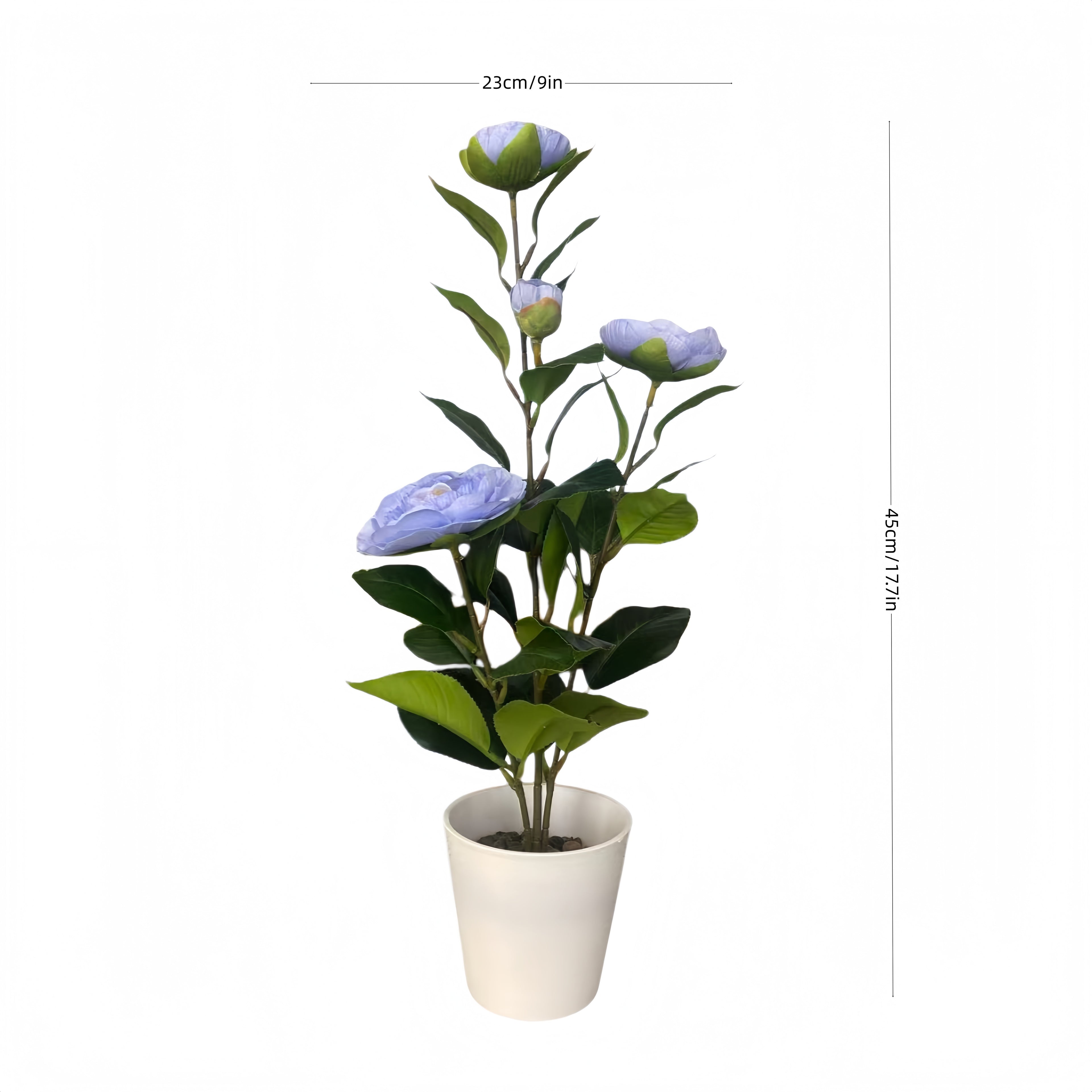 仿真山茶花盆栽