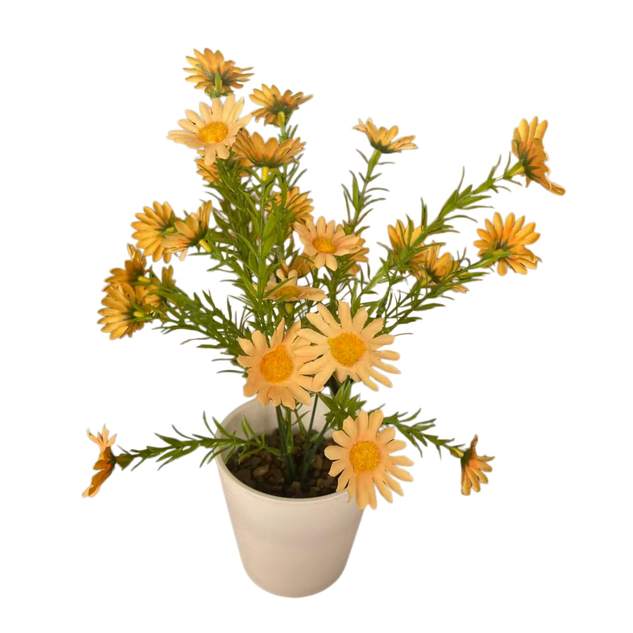 仿真绿植雏菊带盆栽家居花园装饰盆栽