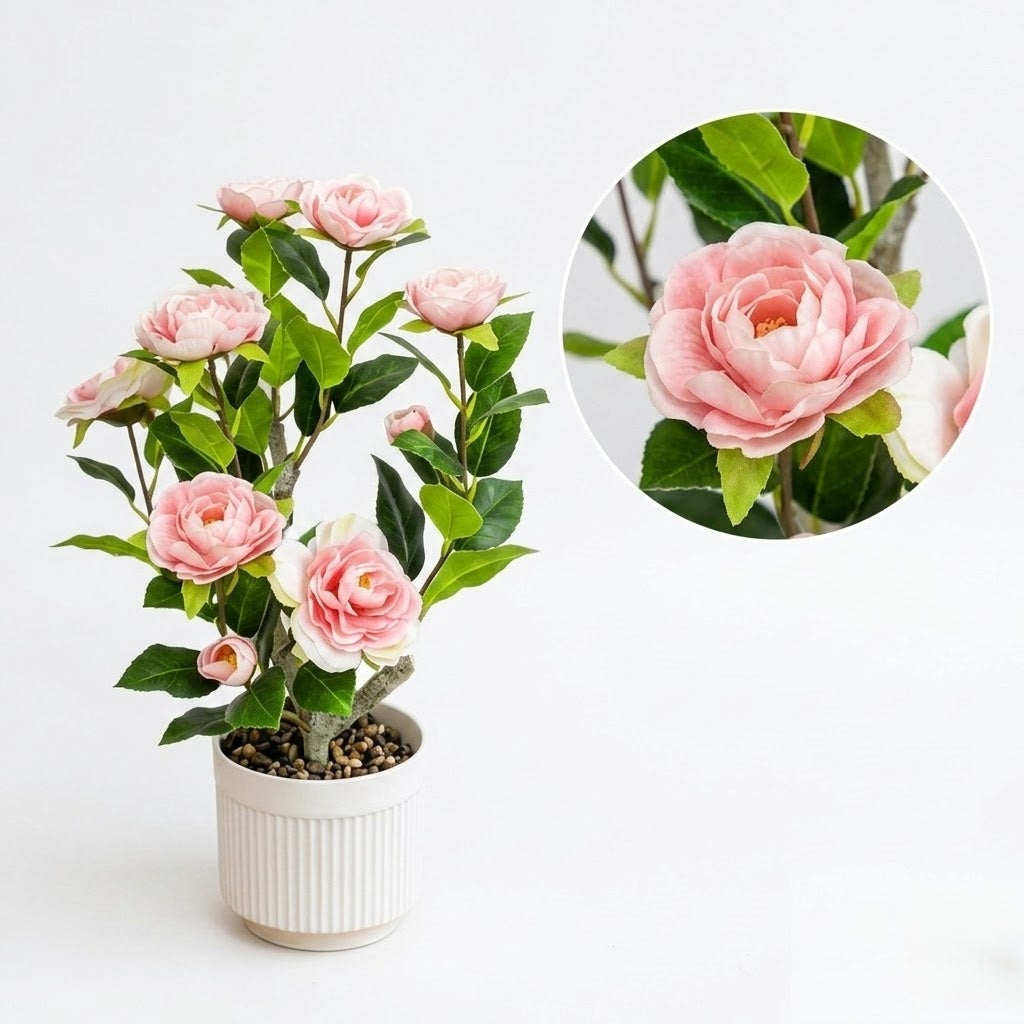 仿真山茶花